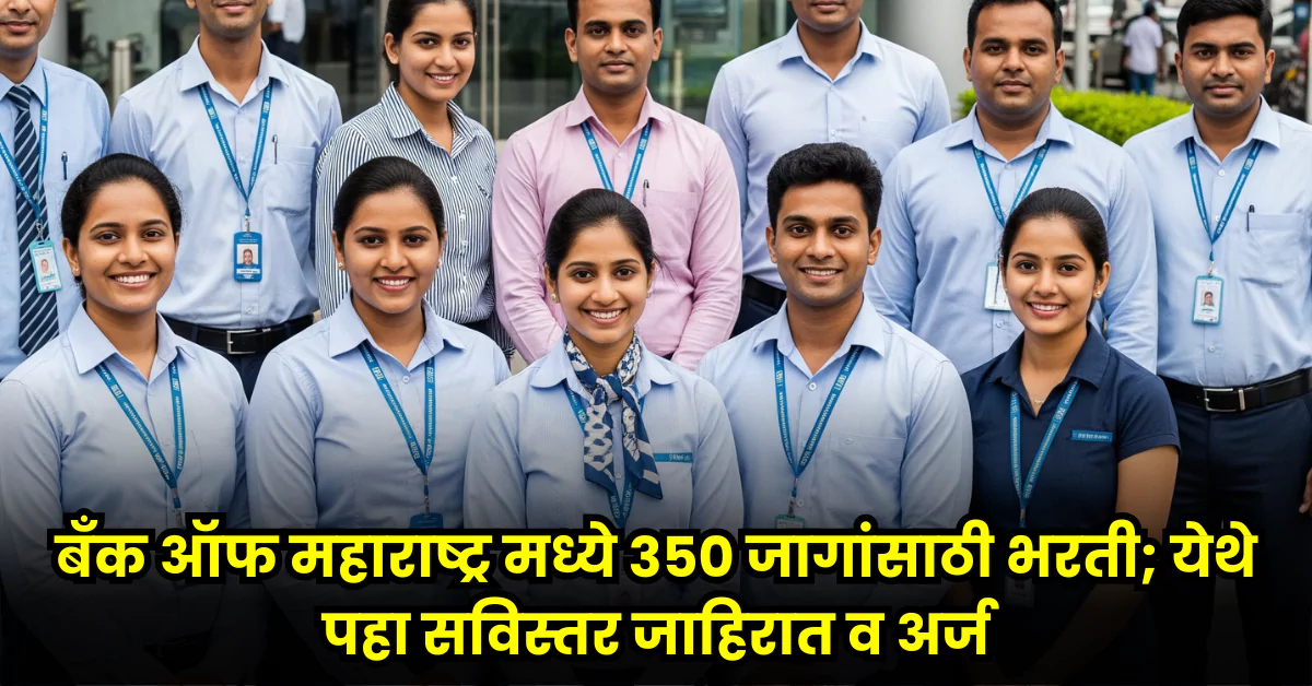 Bank of Maharashtra Bharti 2025