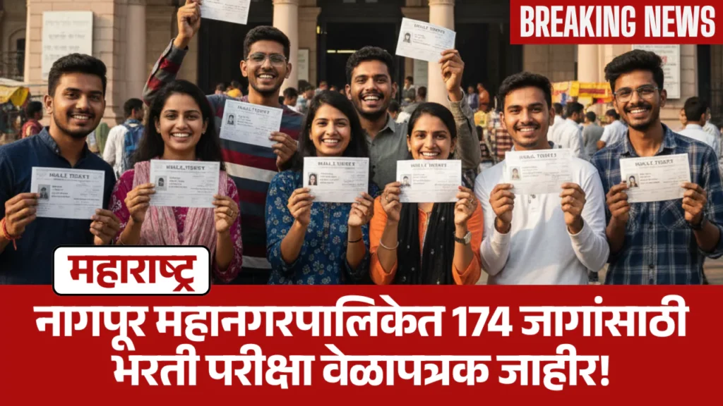 Nagpur Mahanagarpalika Bharti Hall Ticket 2025