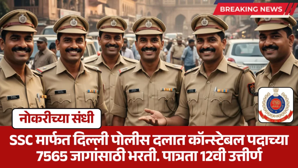 SSC Delhi Police Constable Bharti 2025