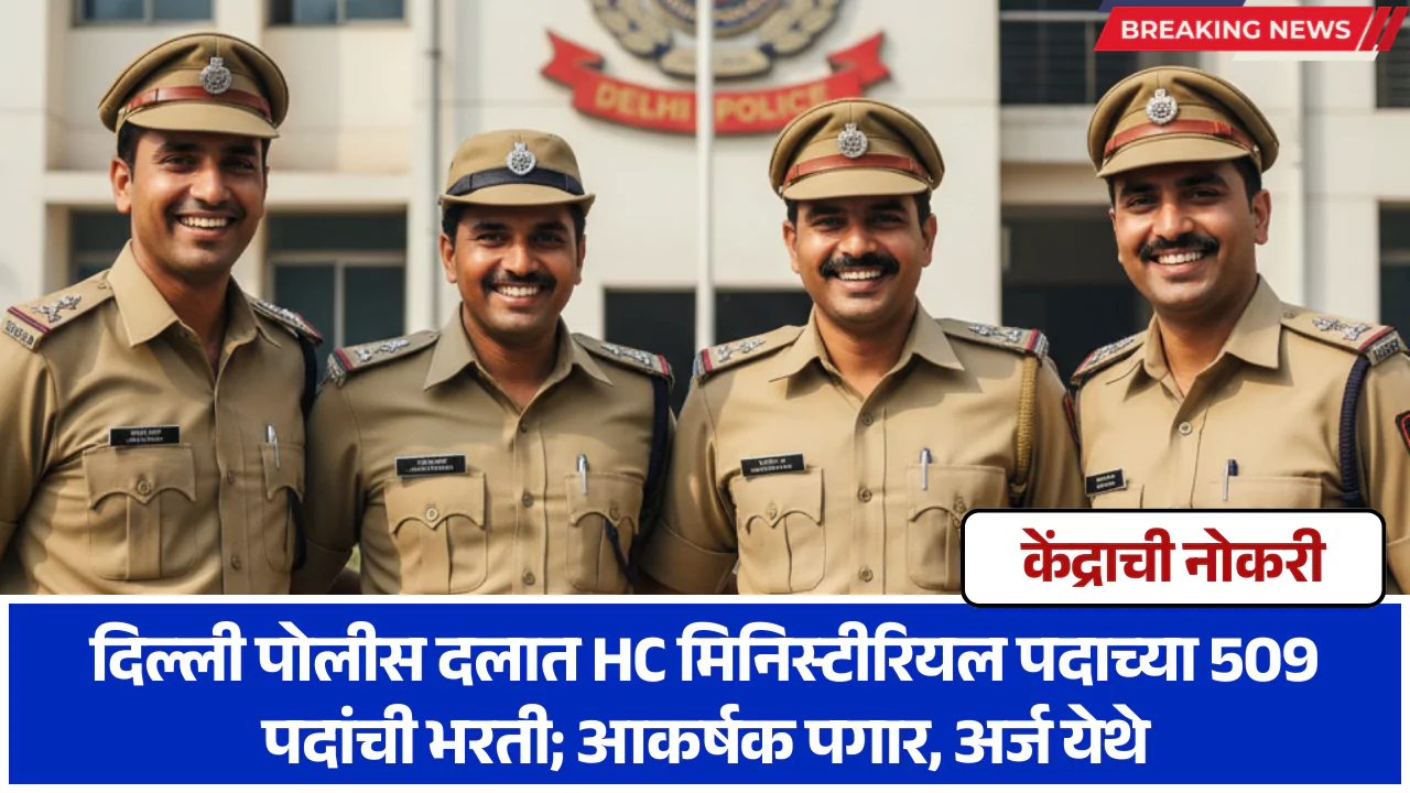 SSC Delhi Police Head Constable Ministerial Bharti 2025