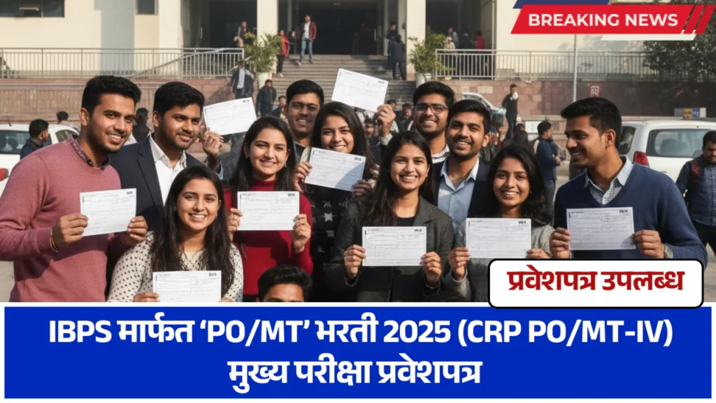 IBPS PO MT Hall Ticket 2025