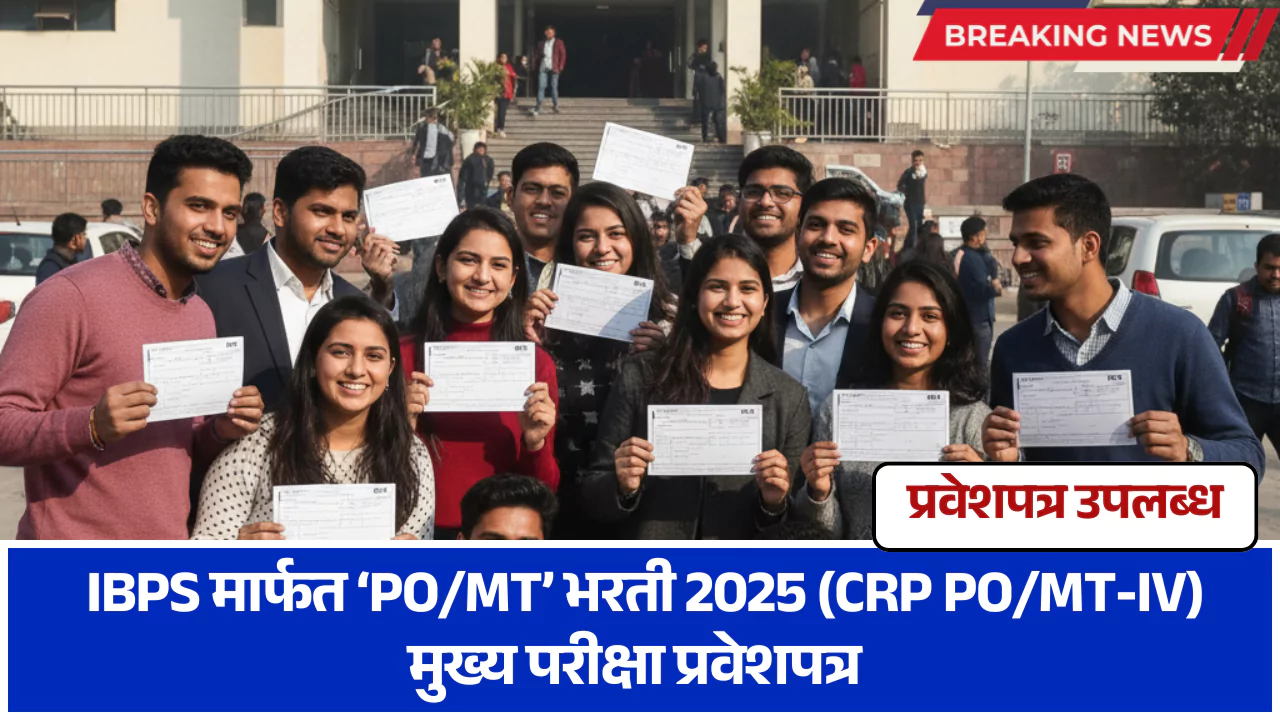 IBPS PO MT Hall Ticket 2025
