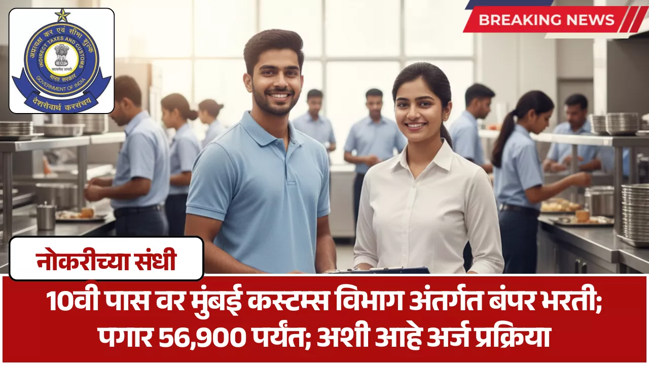 Mumbai Customs Zone Bharti 2025