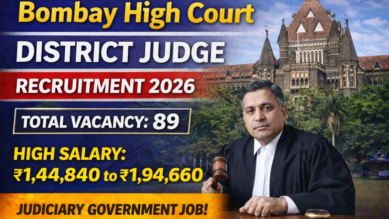 Bombay High Court District Judge Bharti 2026