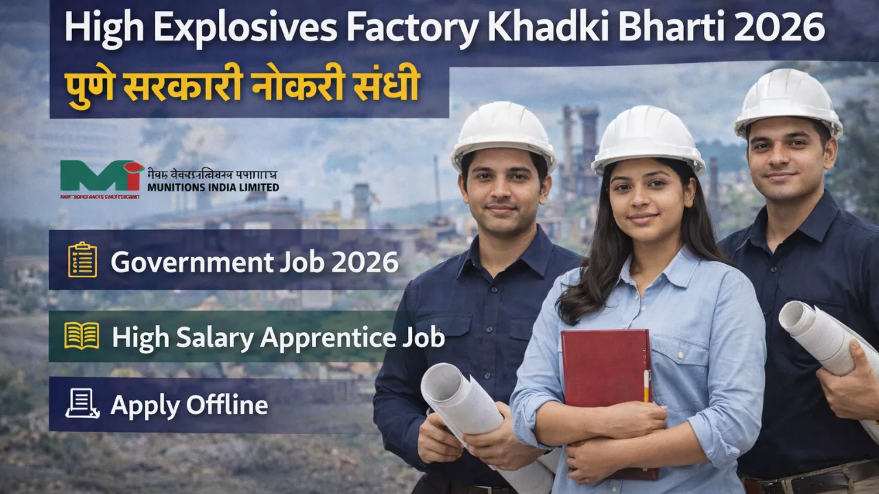 High Explosives Factory Khadki Bharti 2026