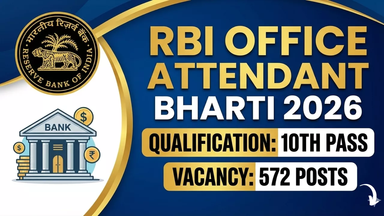 RBI Office Attendant Bharti 2026