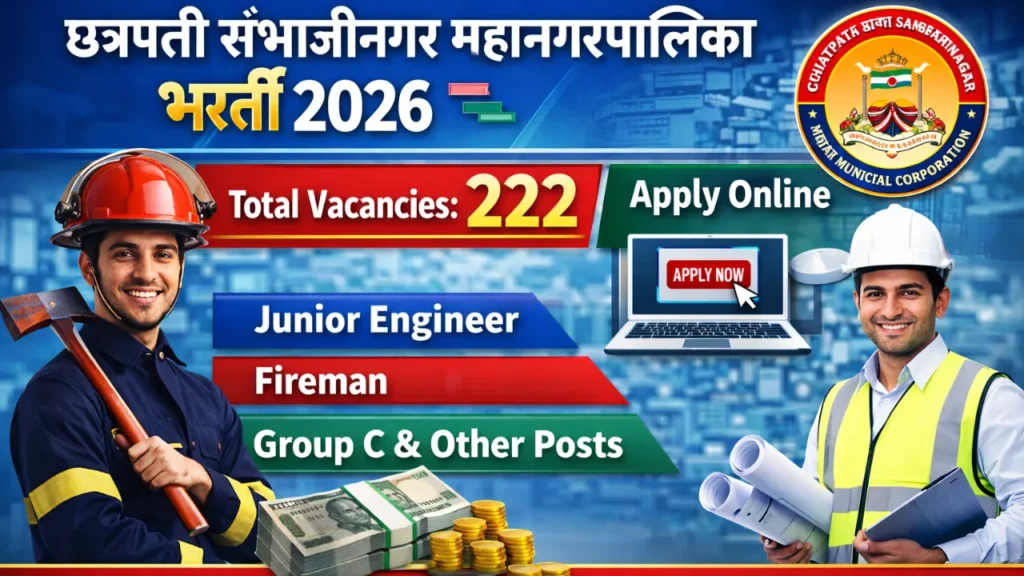 Chhatrapati Sambhajinagar Mahanagarpalika Bharti 2026