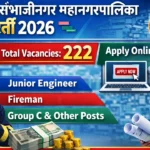 Chhatrapati Sambhajinagar Mahanagarpalika Bharti 2026