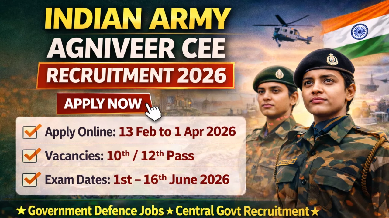 Indian Army CEE Bharti 2026