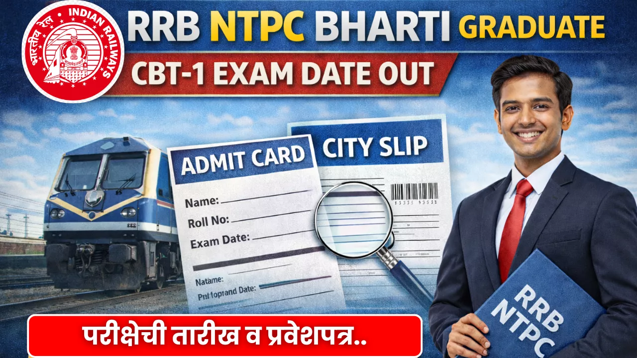 RRB NTPC Graduate Exam Date 2026