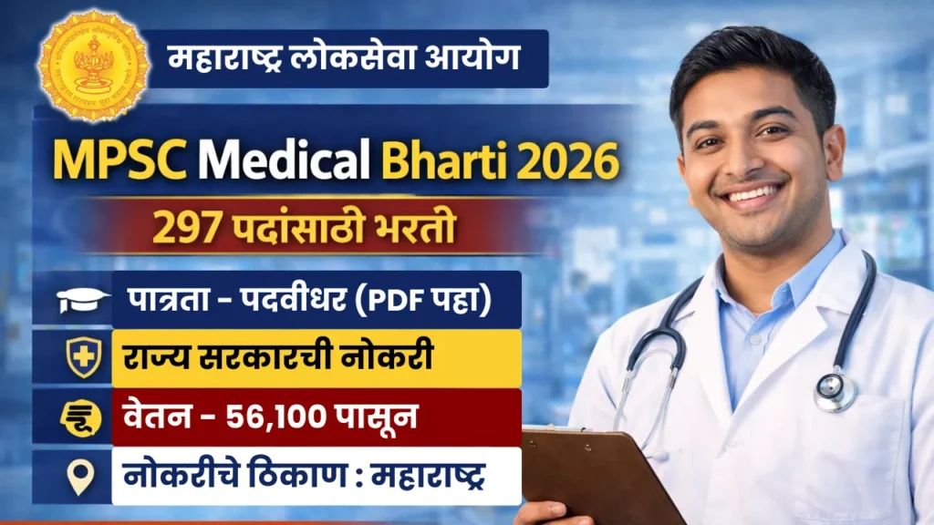 MPSC Medical Officer Bharti 2026