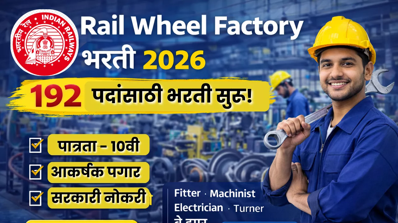 Rail Wheel Factory Bharti 2026