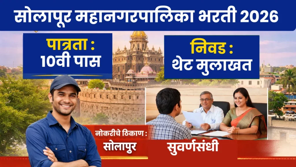 Solapur Mahanagarpalika Bharti 2026