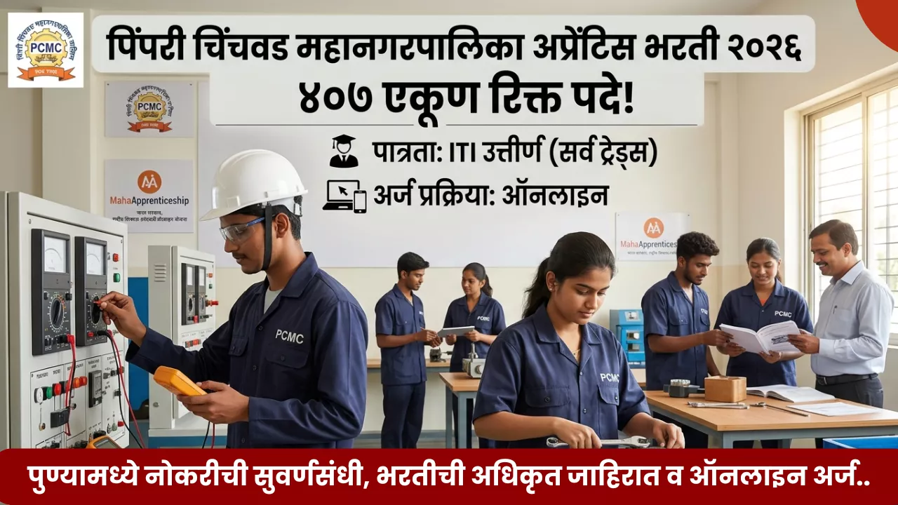 PCMC Apprentice Bharti 2026