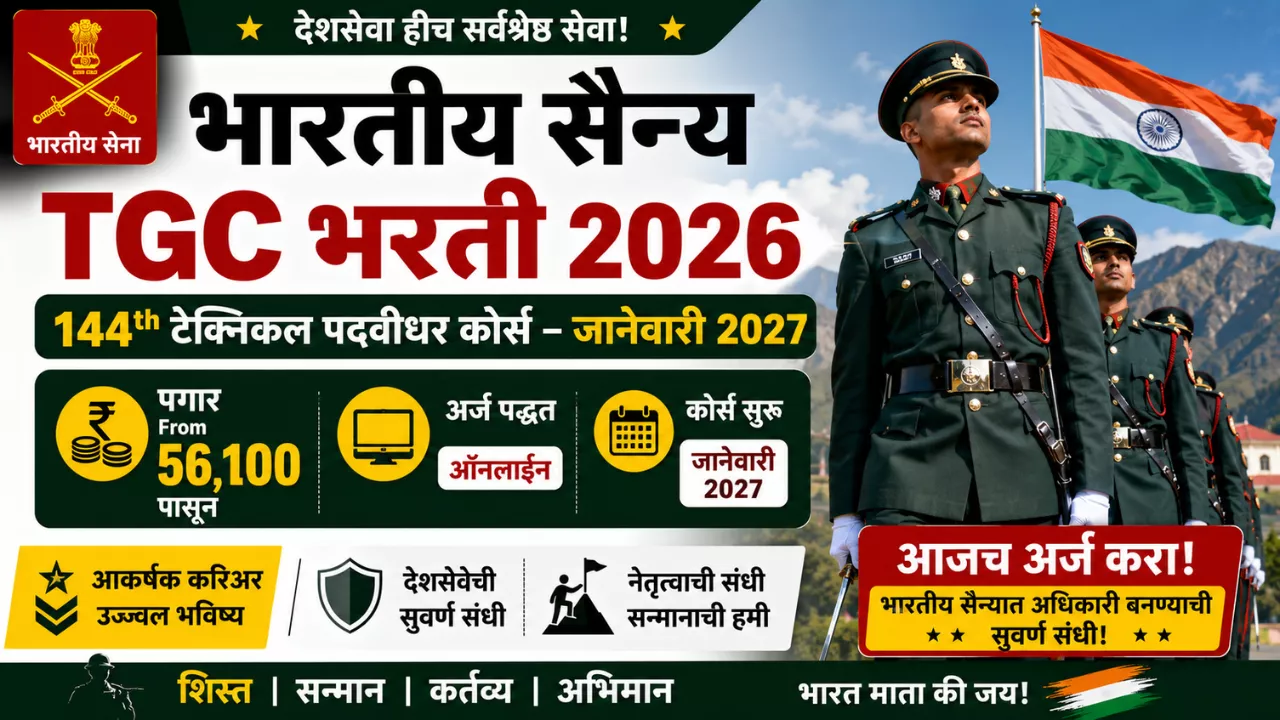 Indian Army TGC Bharti 2026