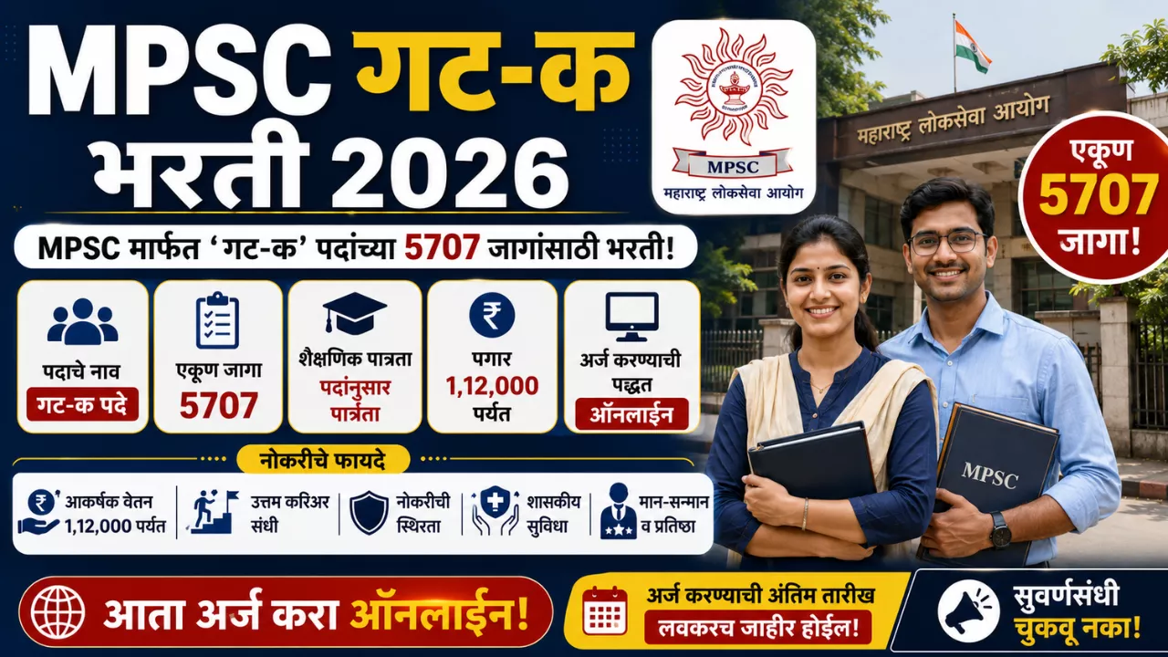 MPSC Group C Bharti 2026