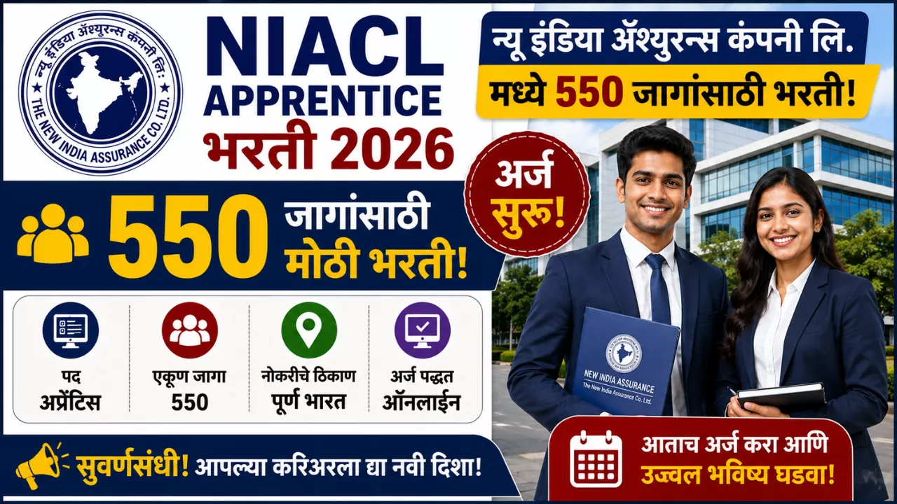NIACL Apprentice Bharti 2026