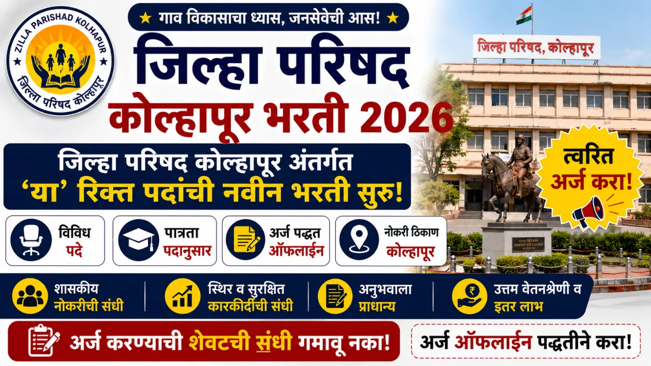ZP Kolhapur Bharti 2026