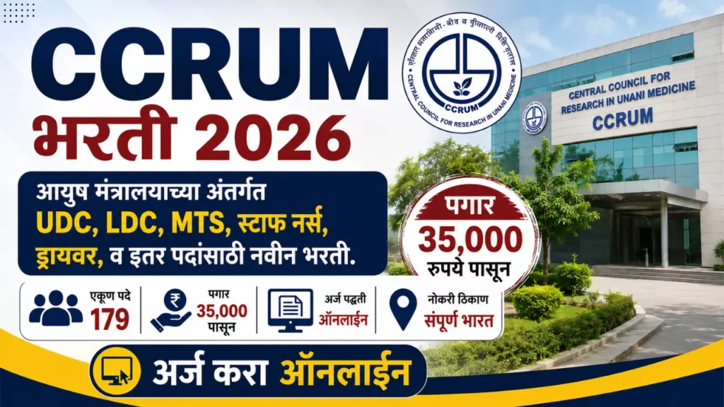 CCRUM Bharti 2026