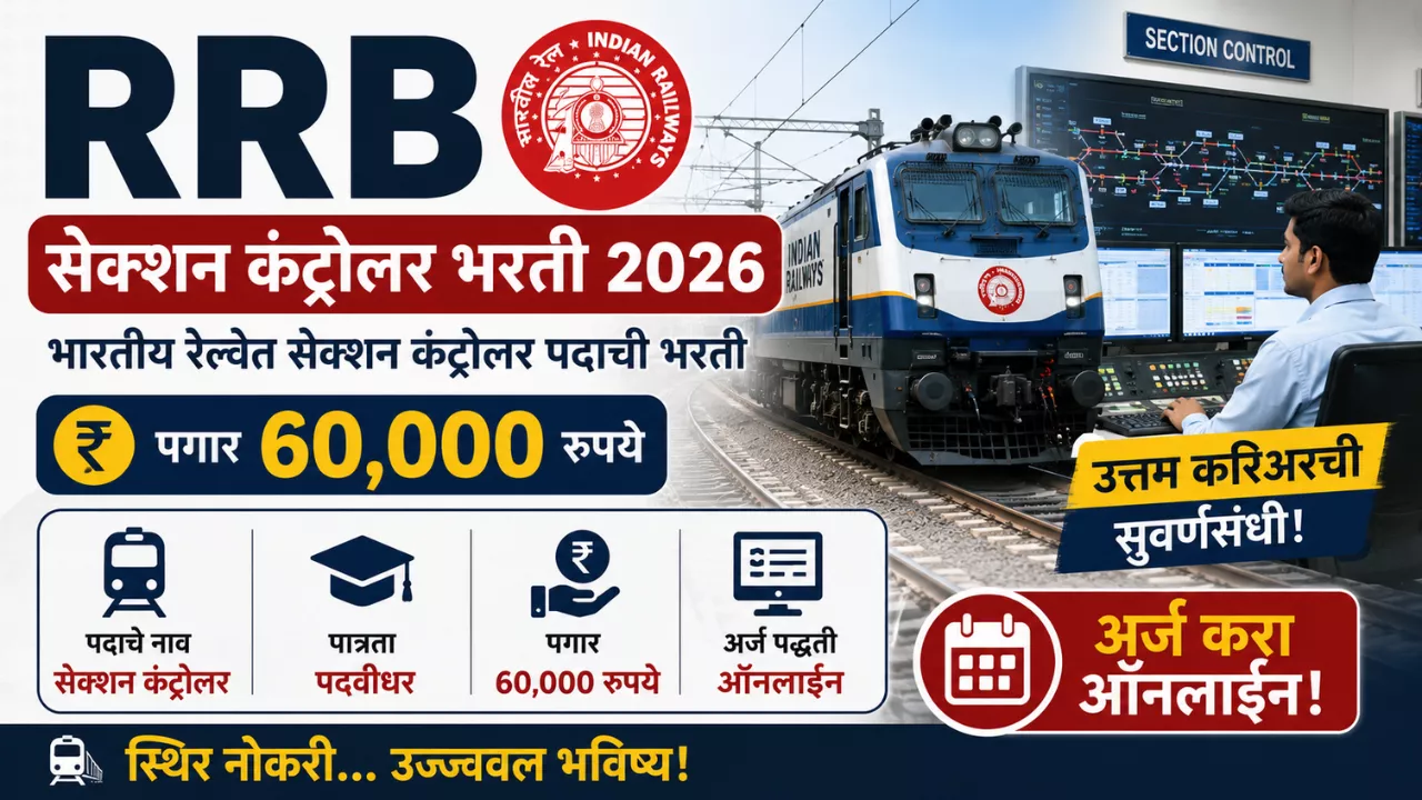 RRB Section Controller Bharti 2026