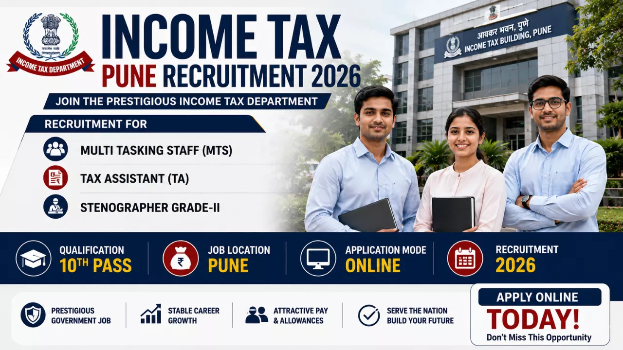 Income Tax Pune Recruitment 2026