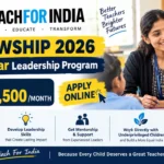 Teach For India Fellowship 2026