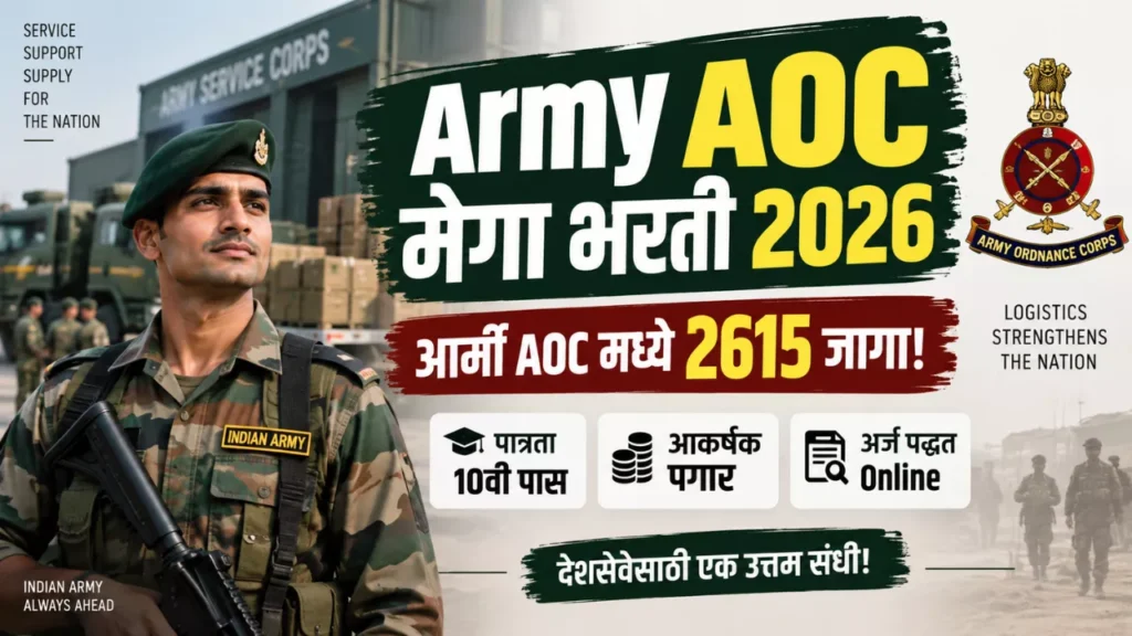 Army AOC Bharti 2026