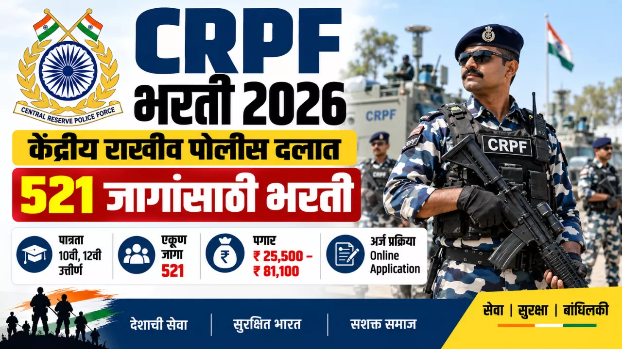CRPF Bharti 2026