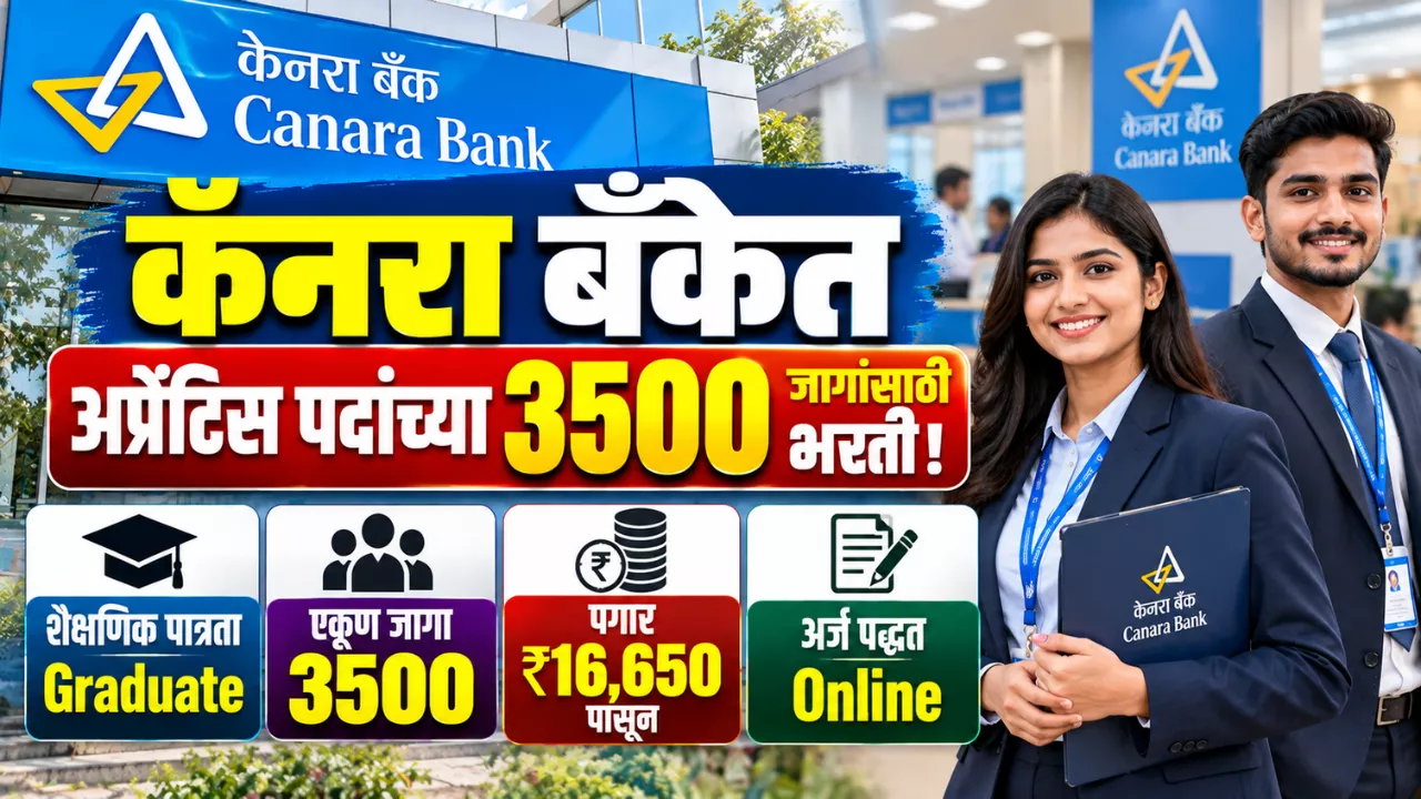 Canara Bank Apprentice Bharti 2026