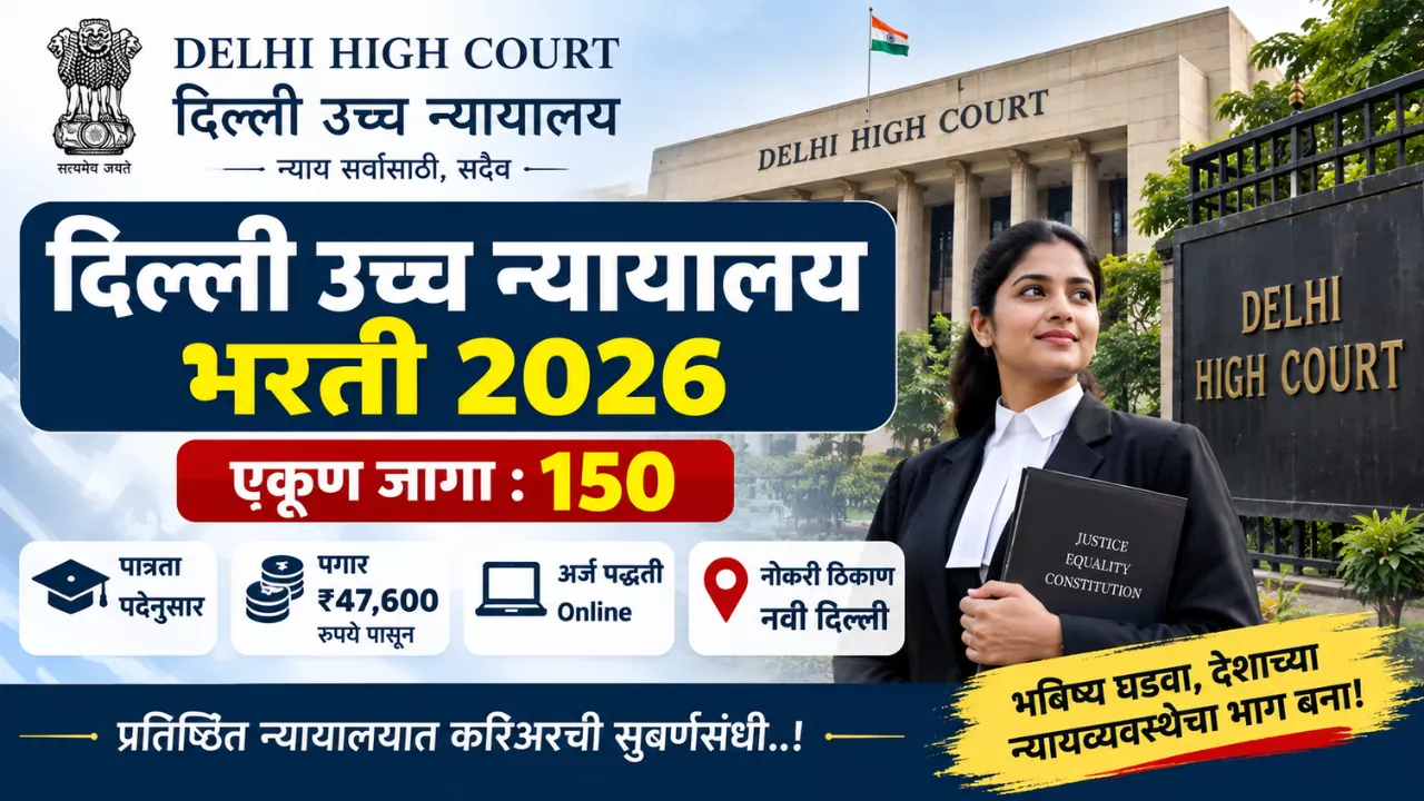Delhi High Court Bharti 2026