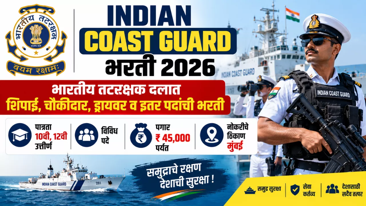 Indian Coast Guard Bharti 2026