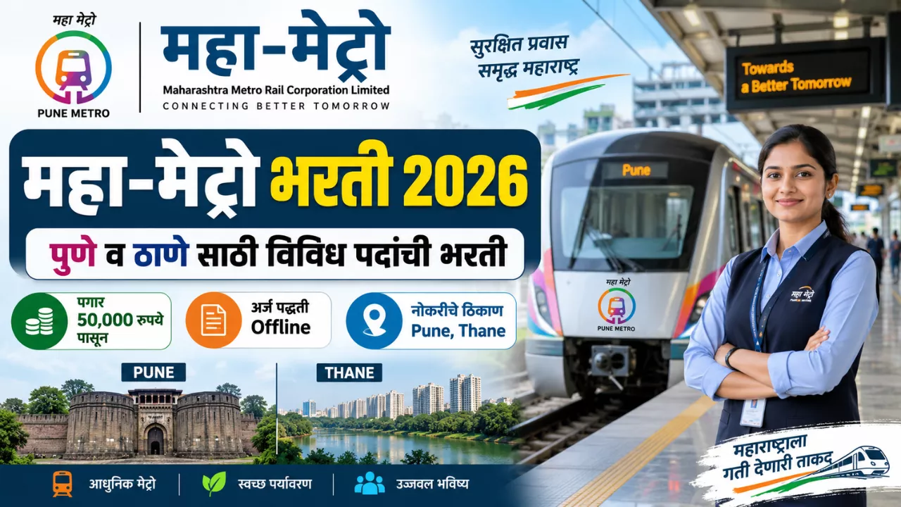 Pune Metro Rail Bharti 2026