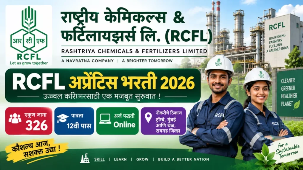 RCFL Apprentice Bharti 2026