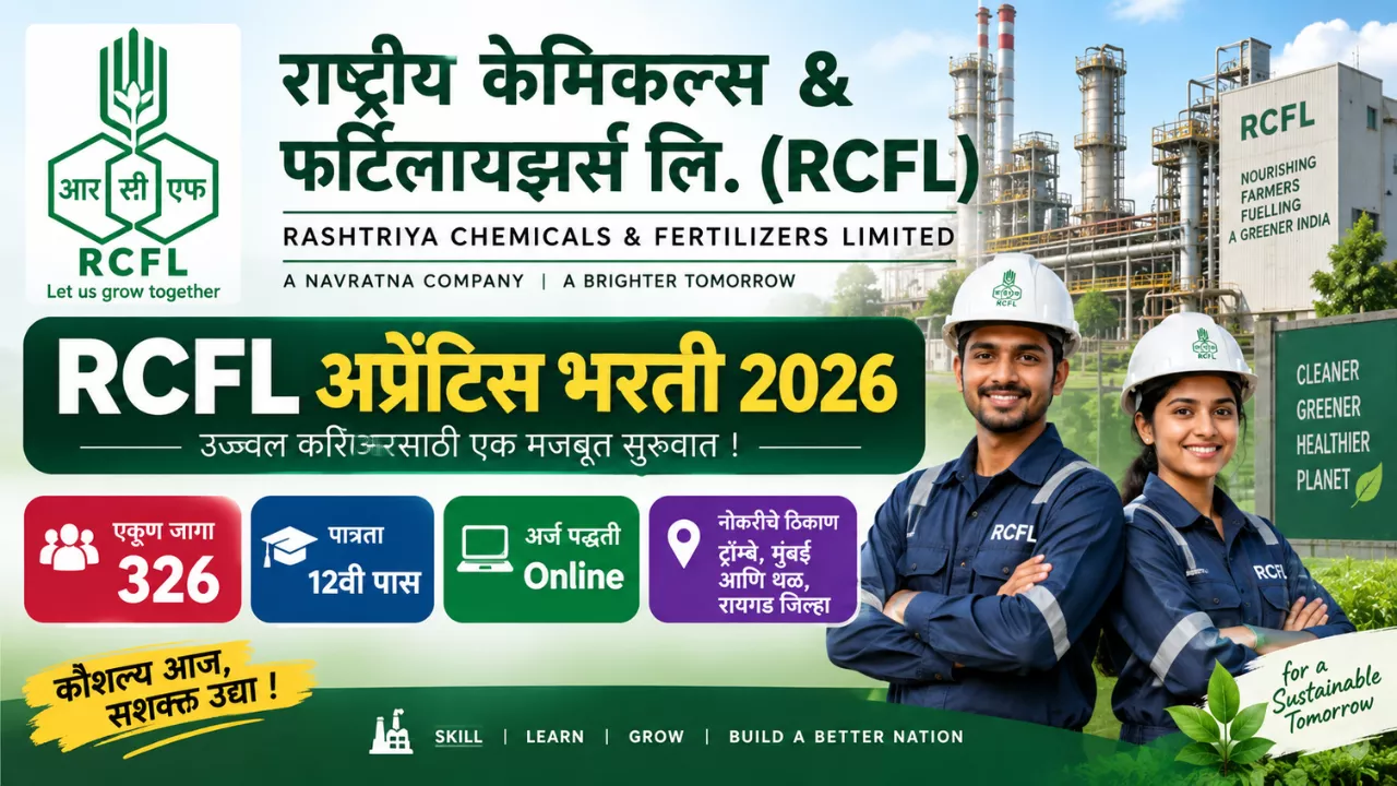 RCFL Apprentice Bharti 2026