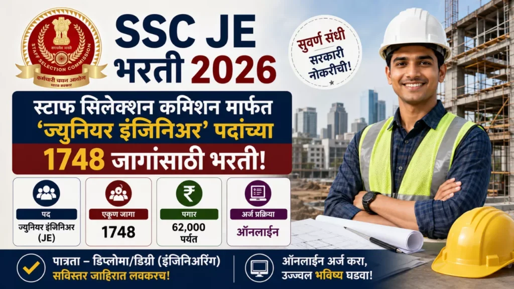 SSC JE Bharti 2026