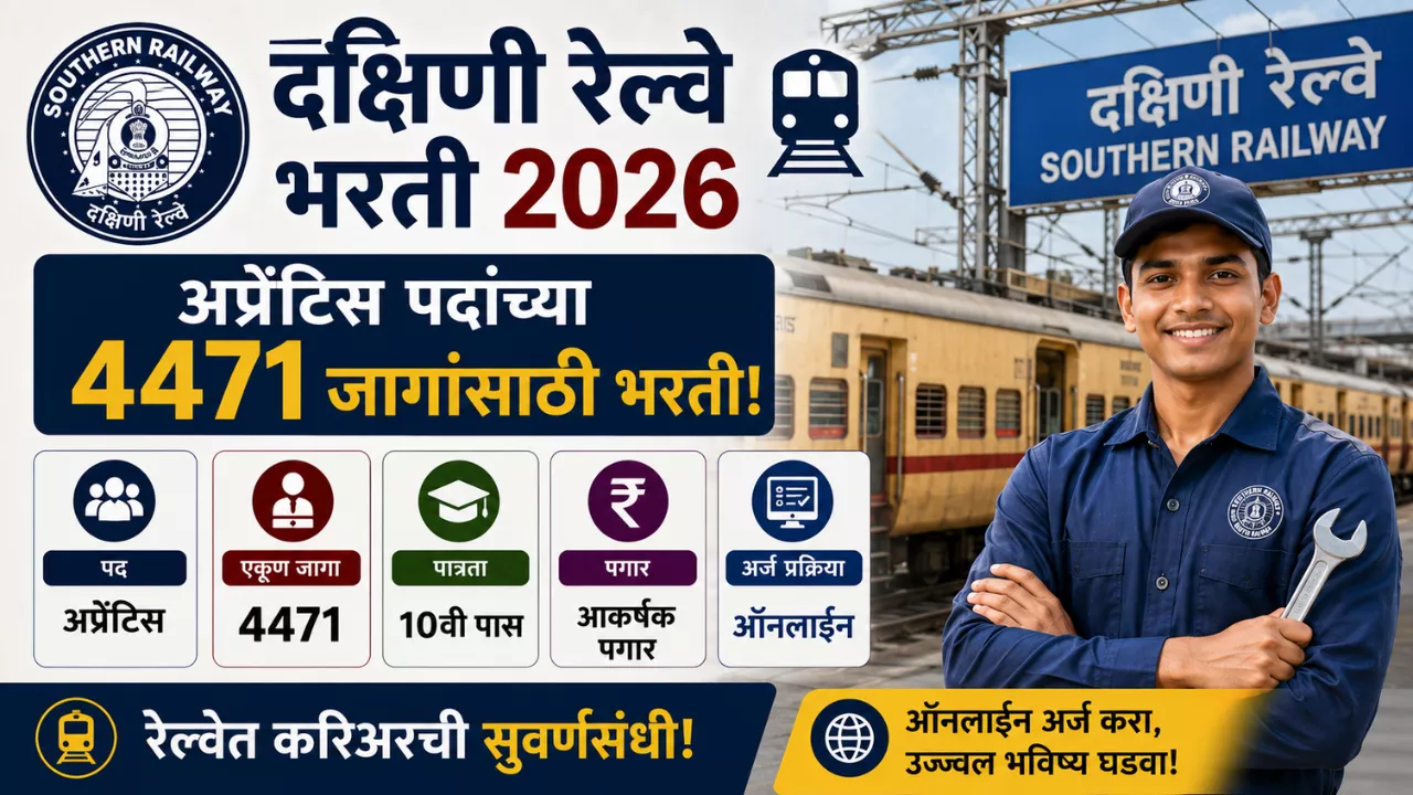 Southern Railway Bharti 2026
