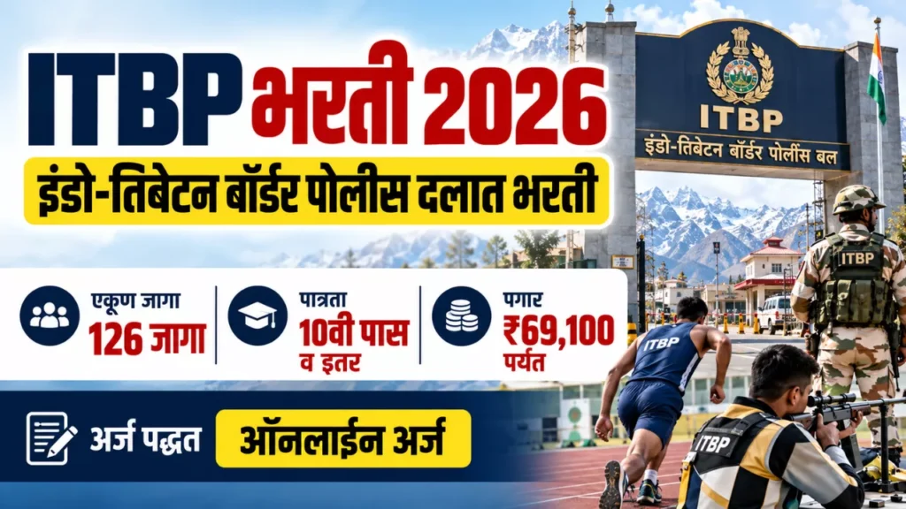 ITBP Sports Quota Bharti 2026