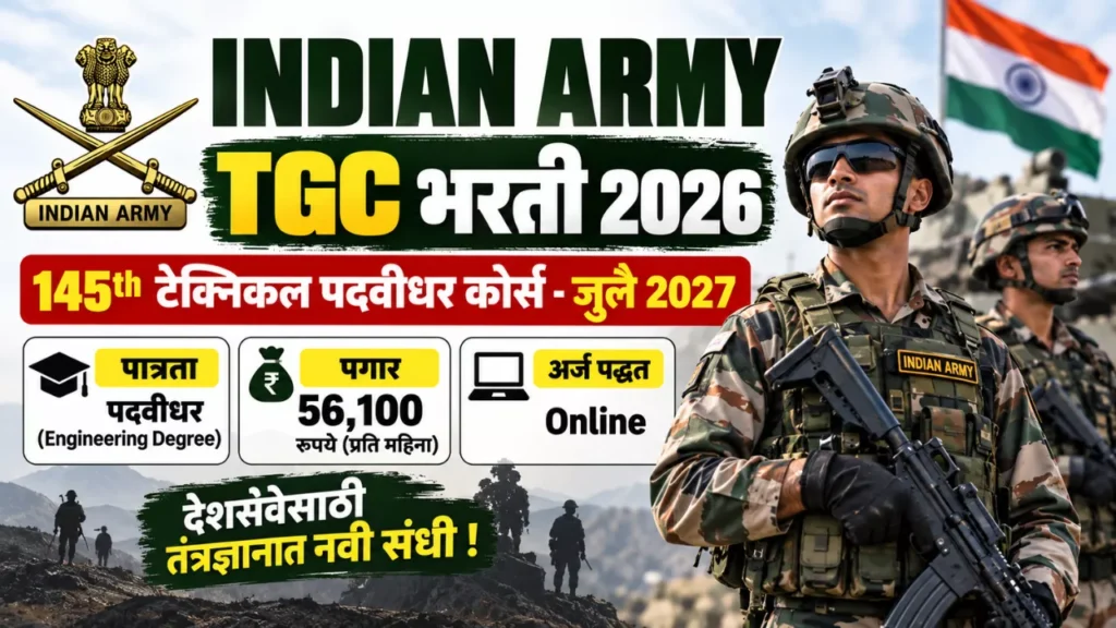 Indian Army TGC Bharti 2026