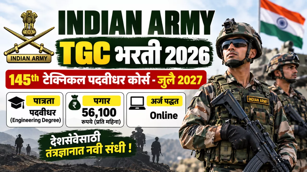 Indian Army TGC Bharti 2026