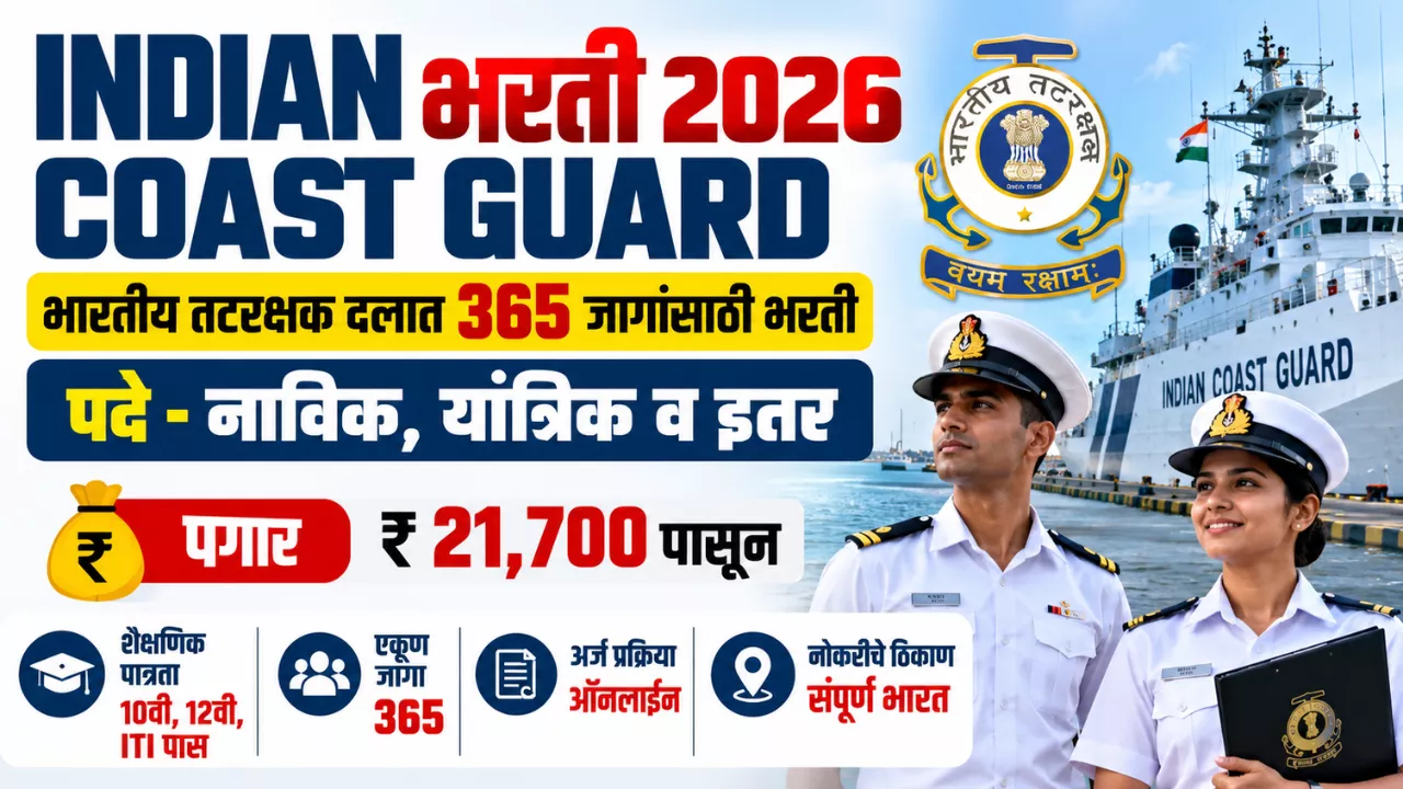 Indian Coast Guard Bharti 2026