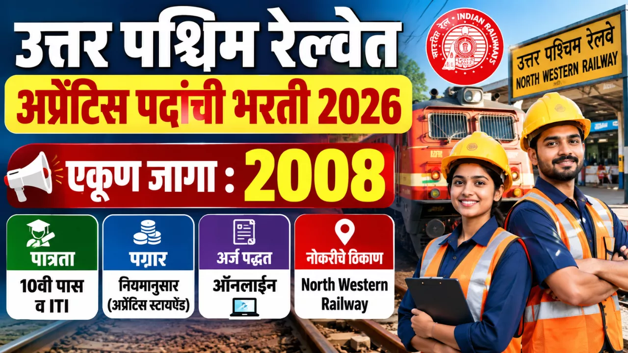 North Western Railway Bharti 2026