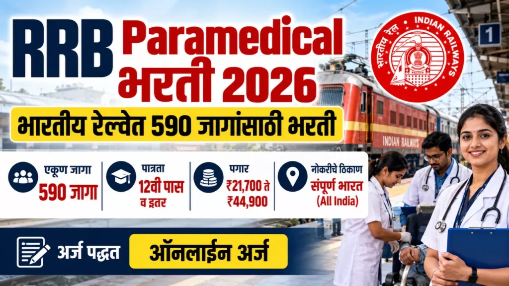 RRB Paramedical Bharti 2026